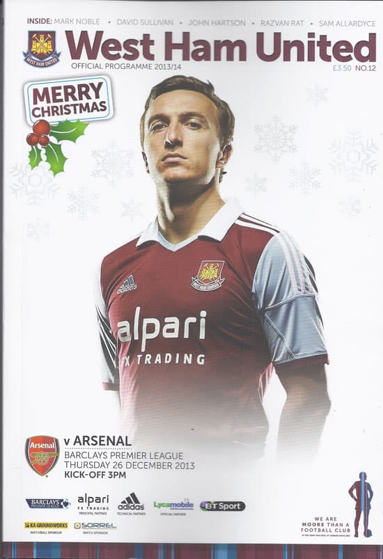 West Ham United FC v Arsenal FC